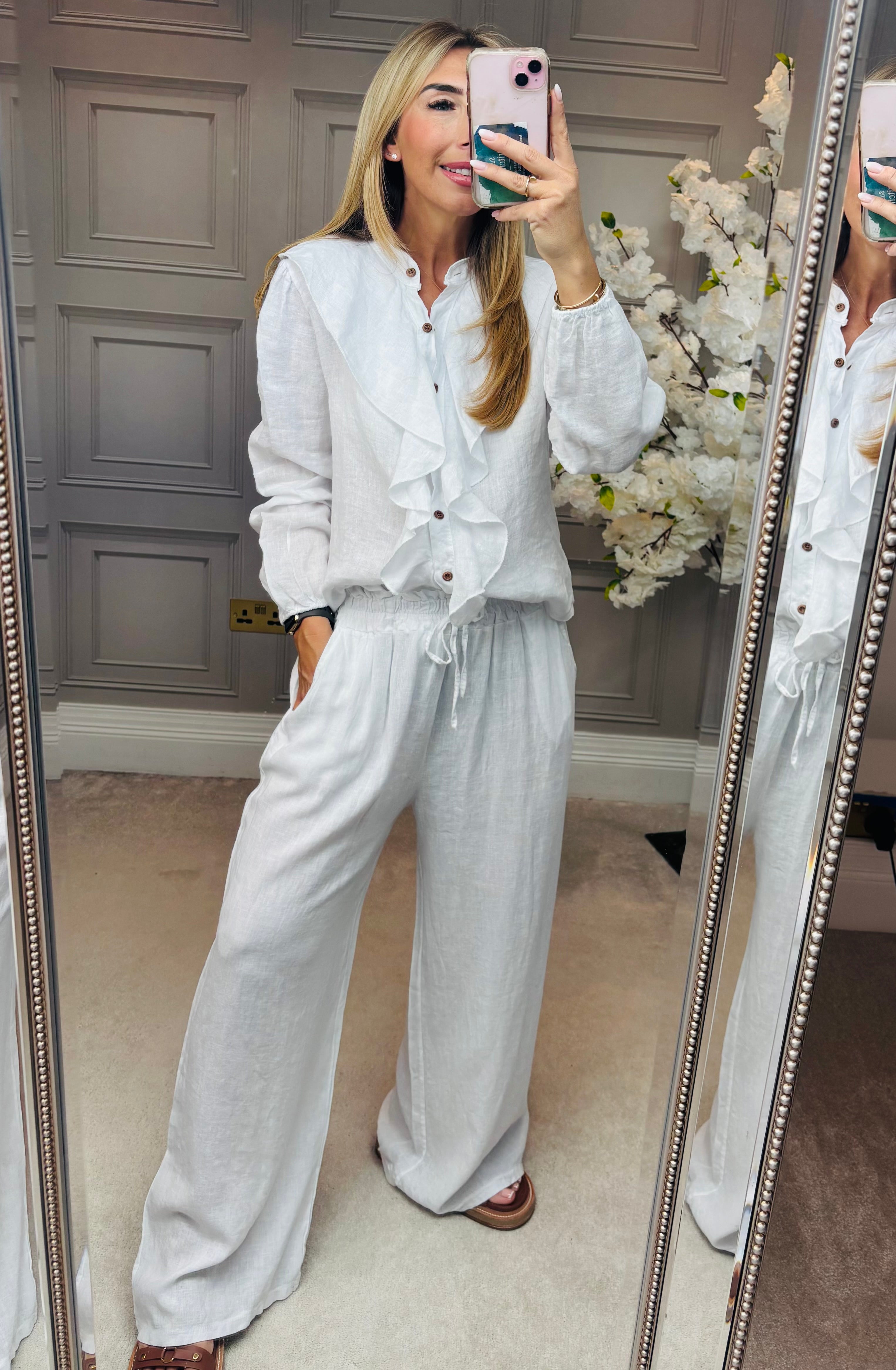 Basic linen trousers
