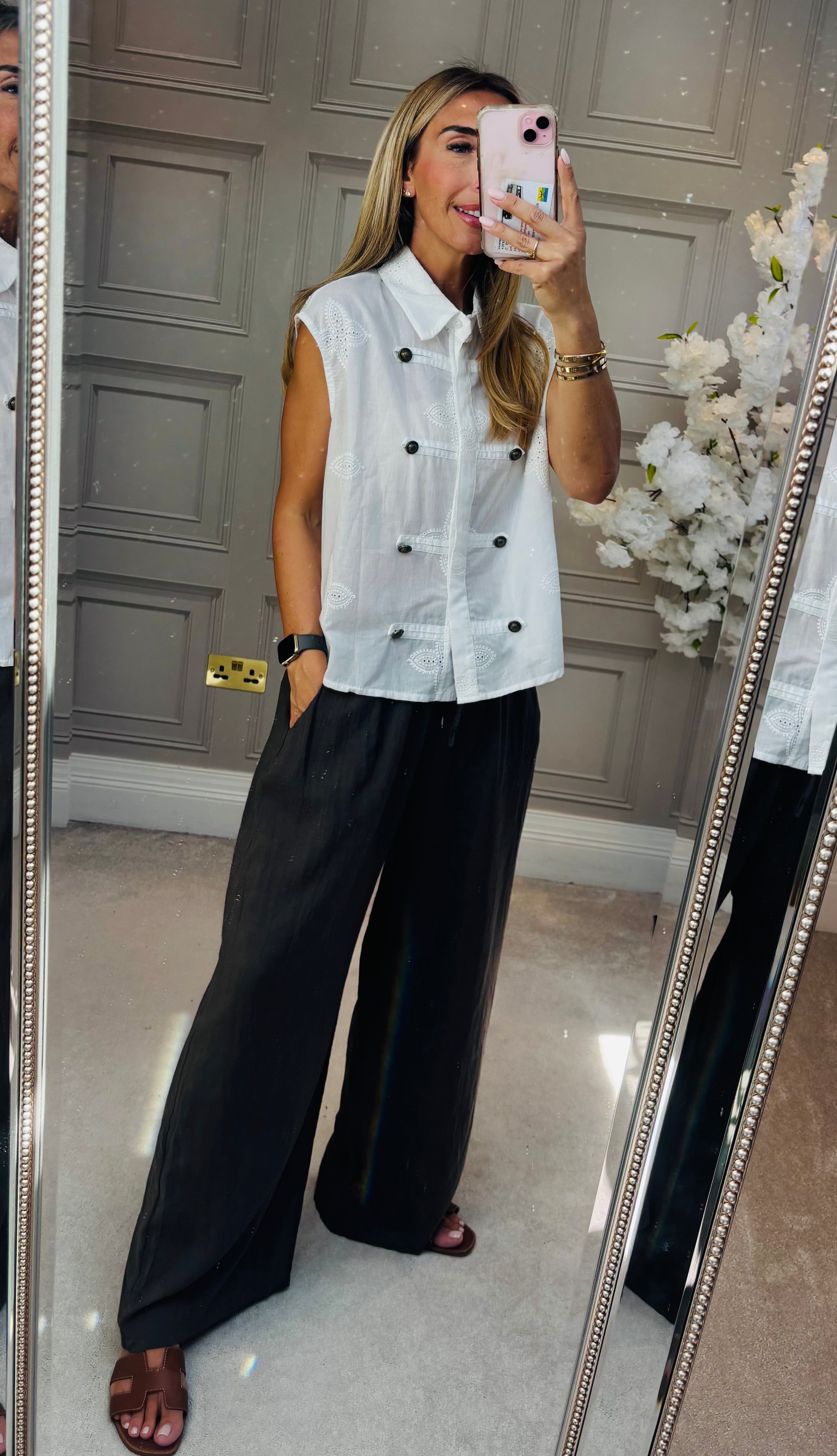 Basic linen trousers