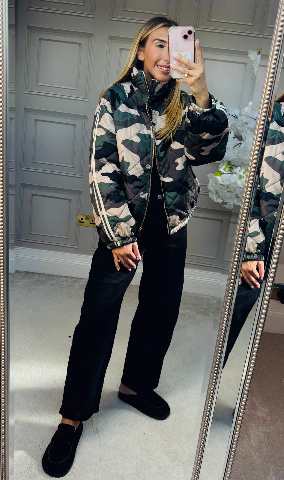 Melanie camo jacket