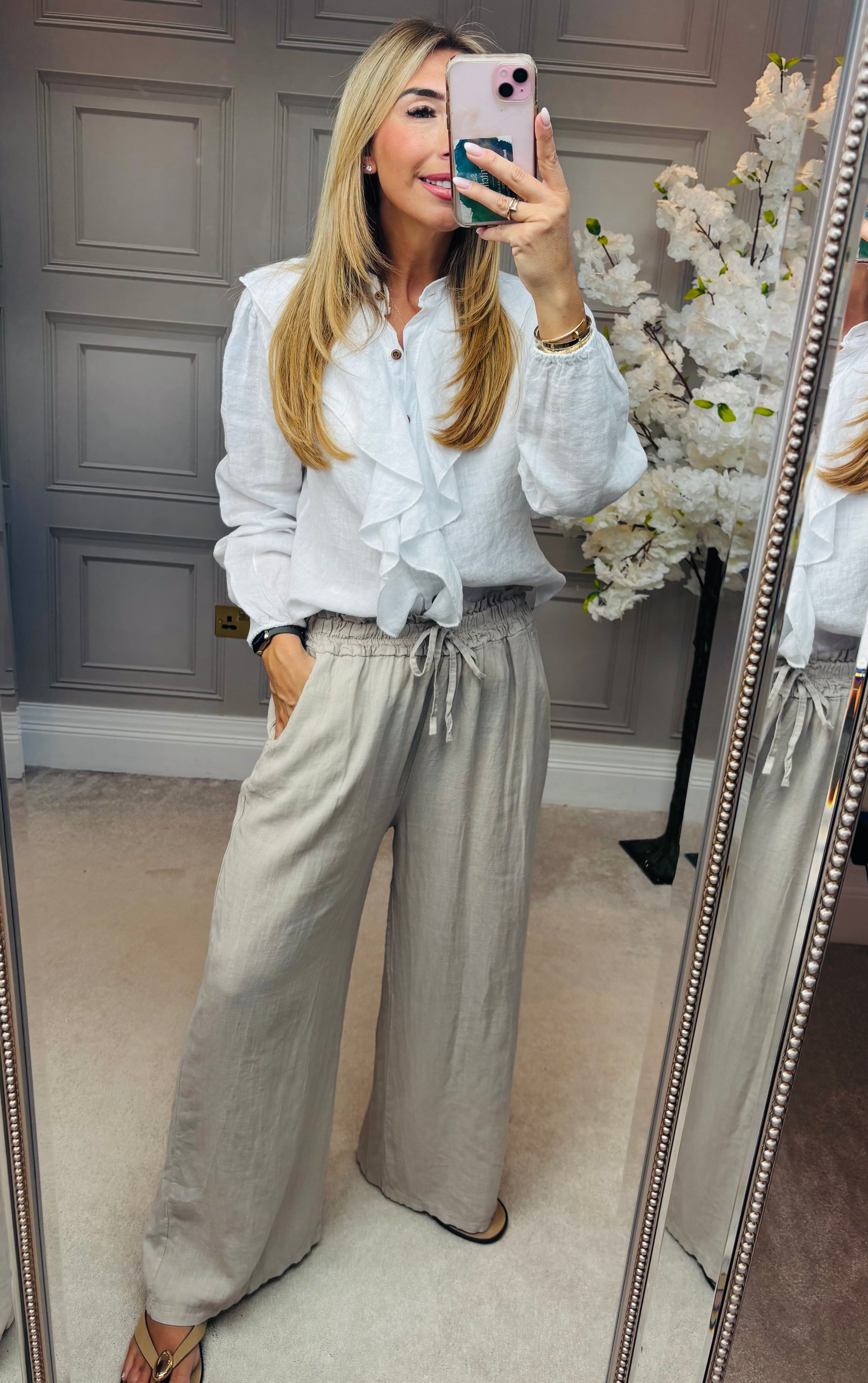 Basic linen trousers
