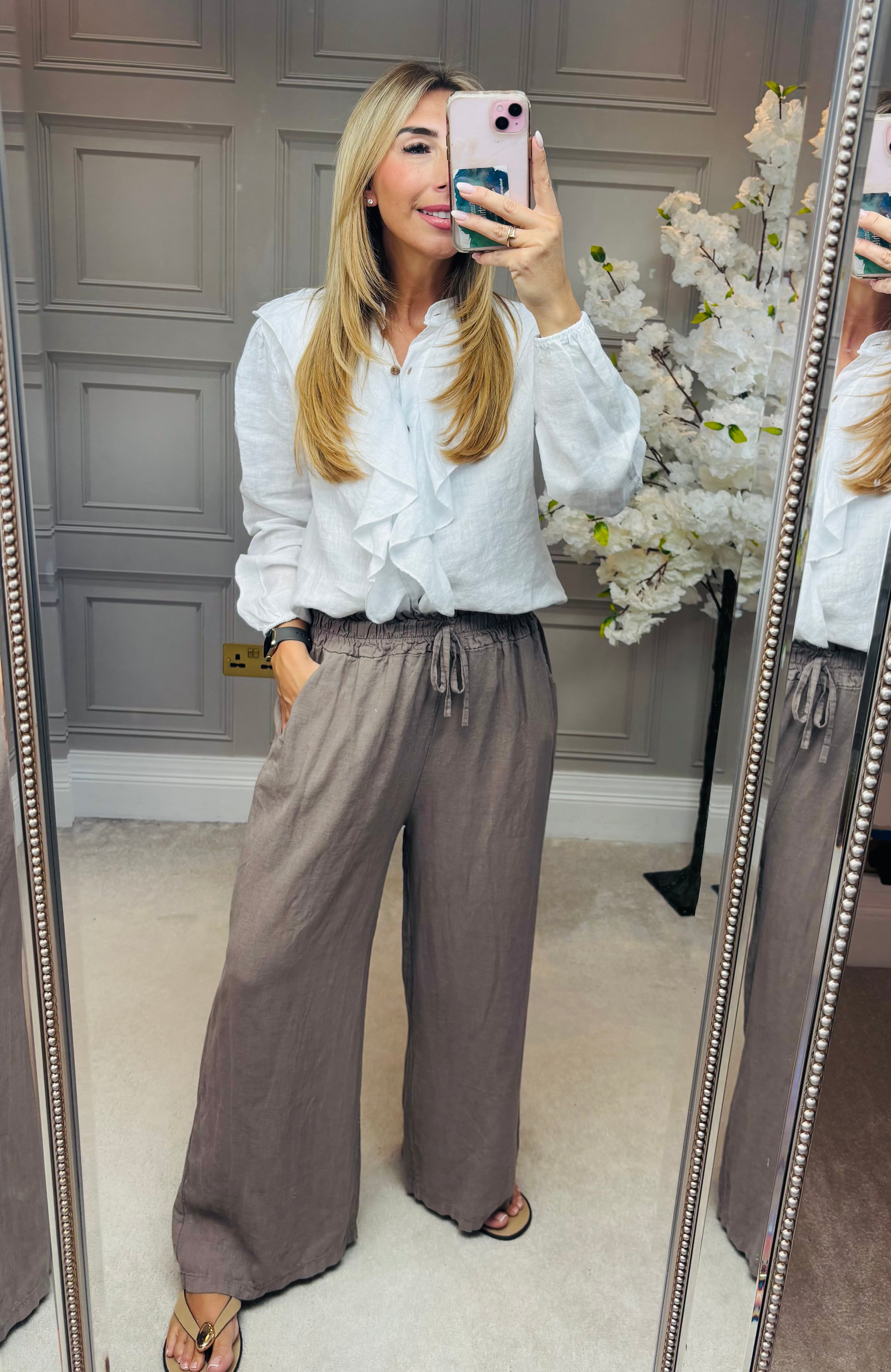 Basic linen trousers