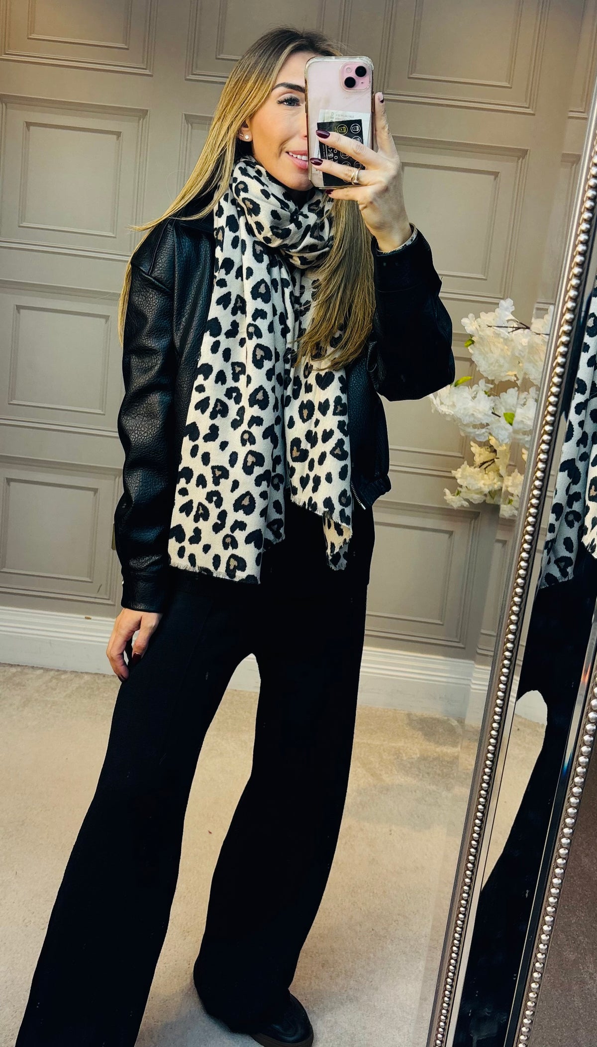 Leopard scarfs