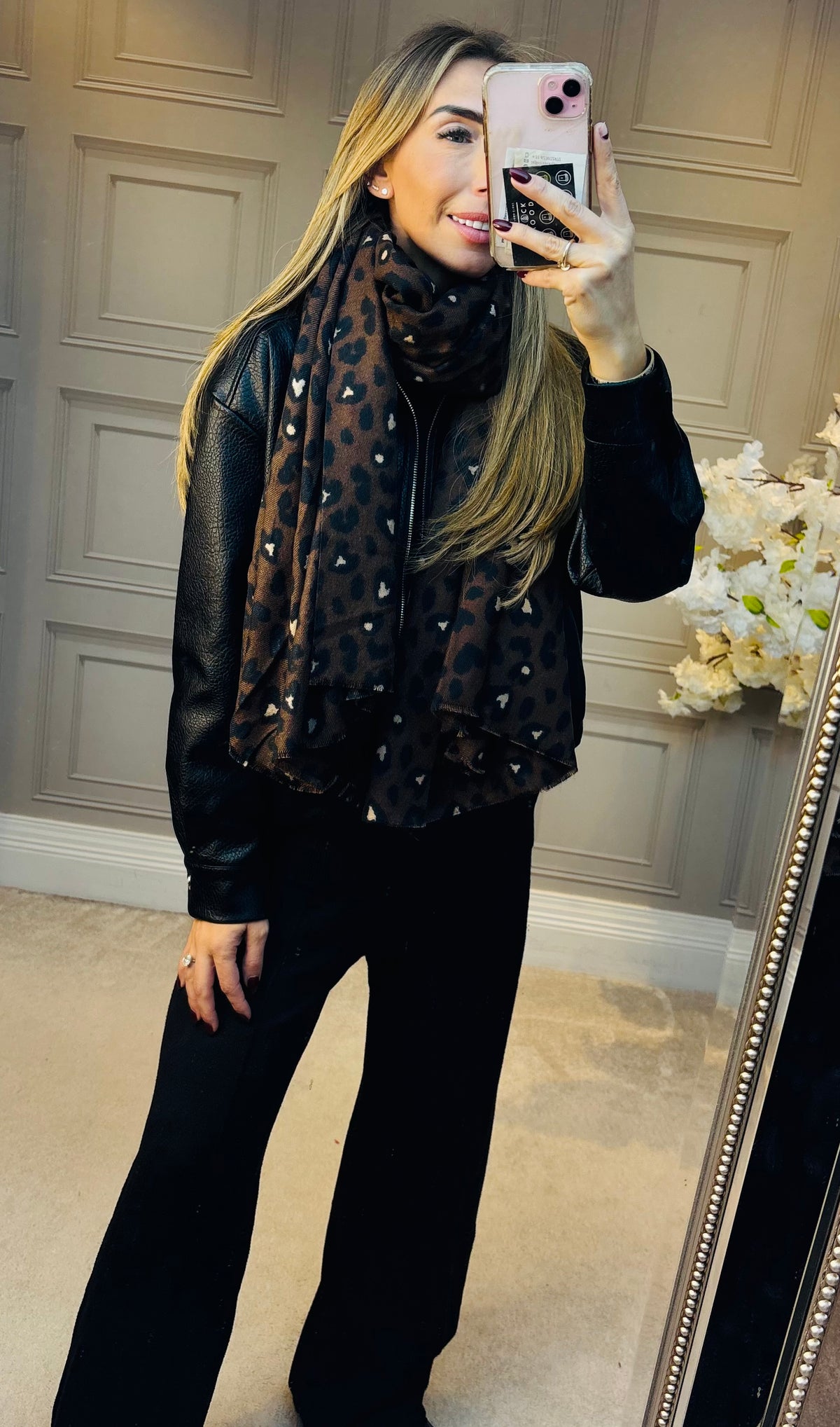 Leopard scarfs