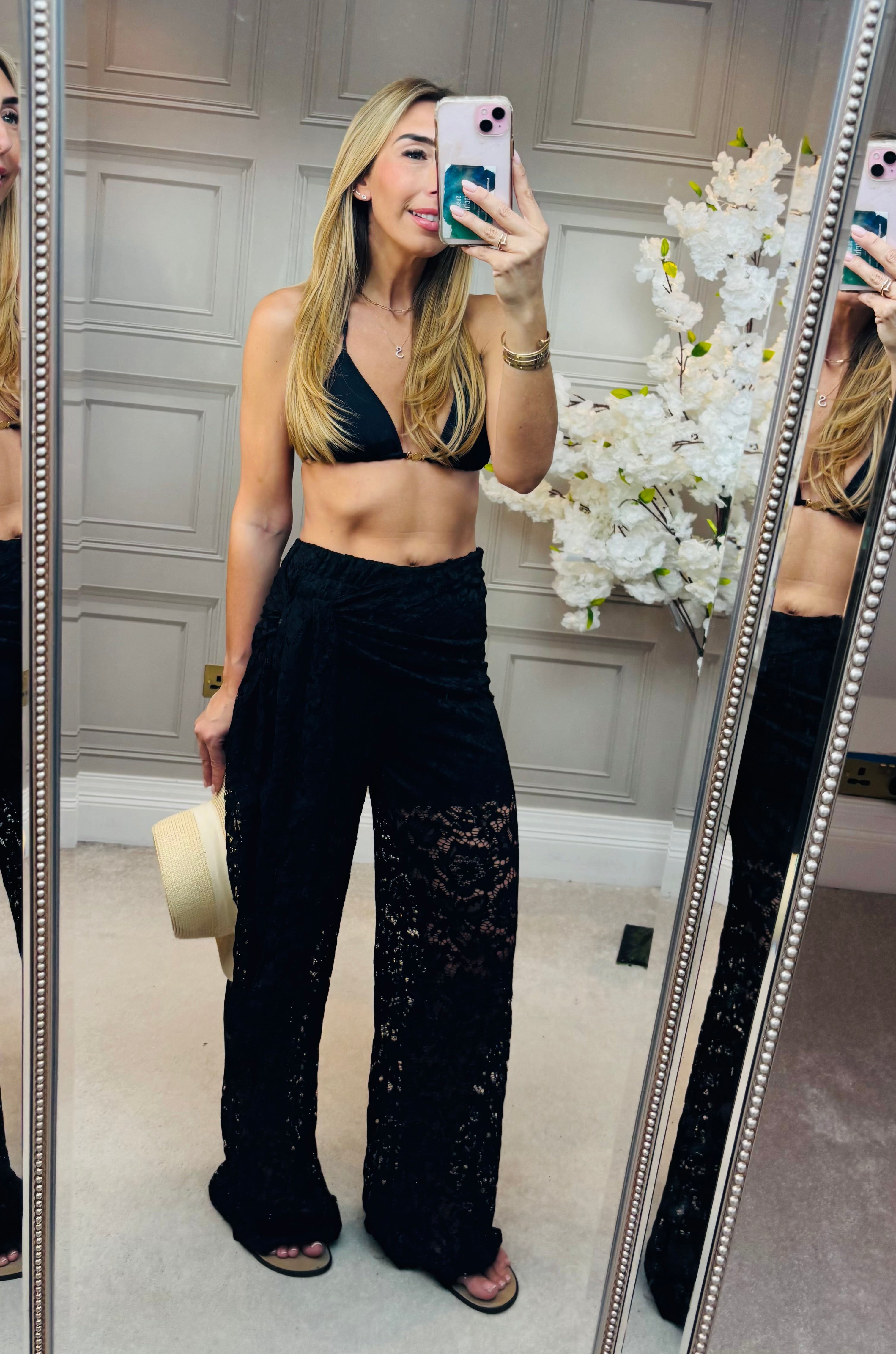 Lace Sarong trousers